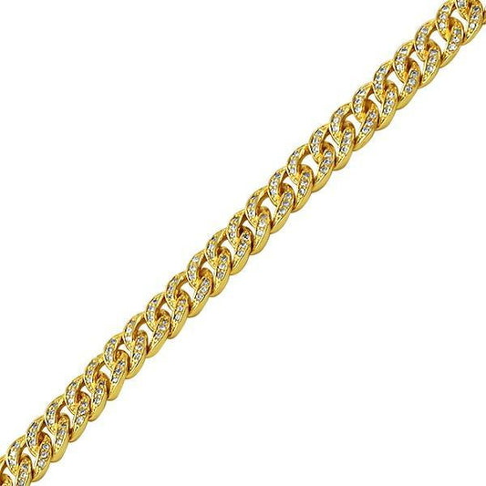 6MM Miami Cuban CZ Gold Chain