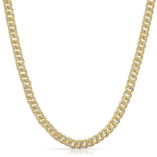 6MM Miami Cuban CZ Gold Chain